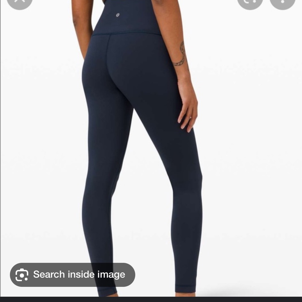Lululemon Align leggings great pre owned condition size 8 dark blue